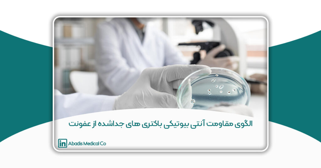 الگوی مقاومت آنتی بیوتیکی باکتری های جداشده از عفونت-آبادیس